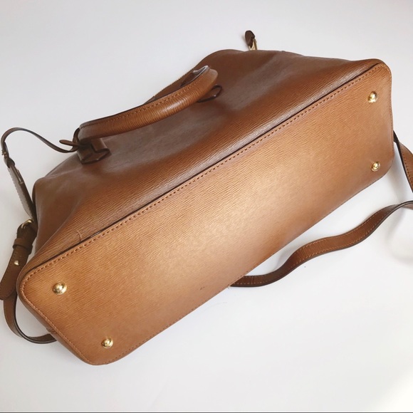 Lauren Ralph Lauren RLL Chestnut Leather Bag - Picture 7 of 8